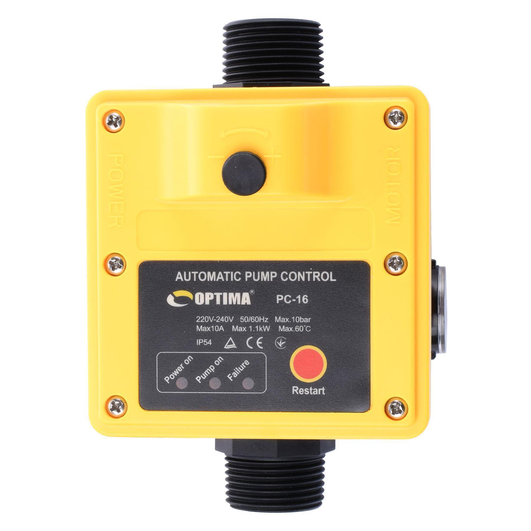 Реле электронное давления с защитой сухого хода Optima PC16 (20171)