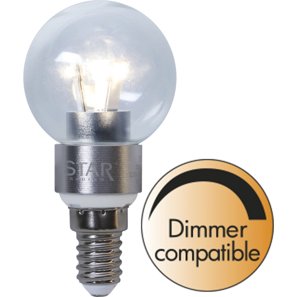 LED лампа E14 P45 Crystal