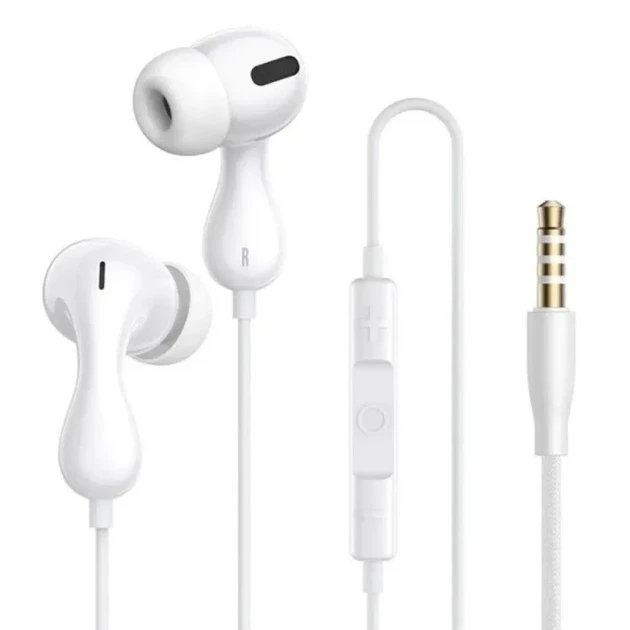 Наушники BASEUS Encok HZ20 3,5mm Wired Earphones A00171500213-00 White (34185788)