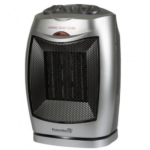 Тепловентилятор керамический Hausberg 8300 электрический Серый (0395)