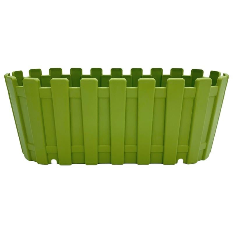 Горшок для цветов Рoliwork Akasya Cactus Triple Pastel Mix овал 0,3 л 18x6x6 см Антрацит