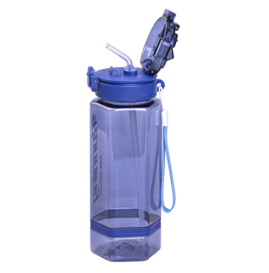 Бутылка для воды Running с ремешком 760 мл Синий (HP-14-48BL) - фото 3