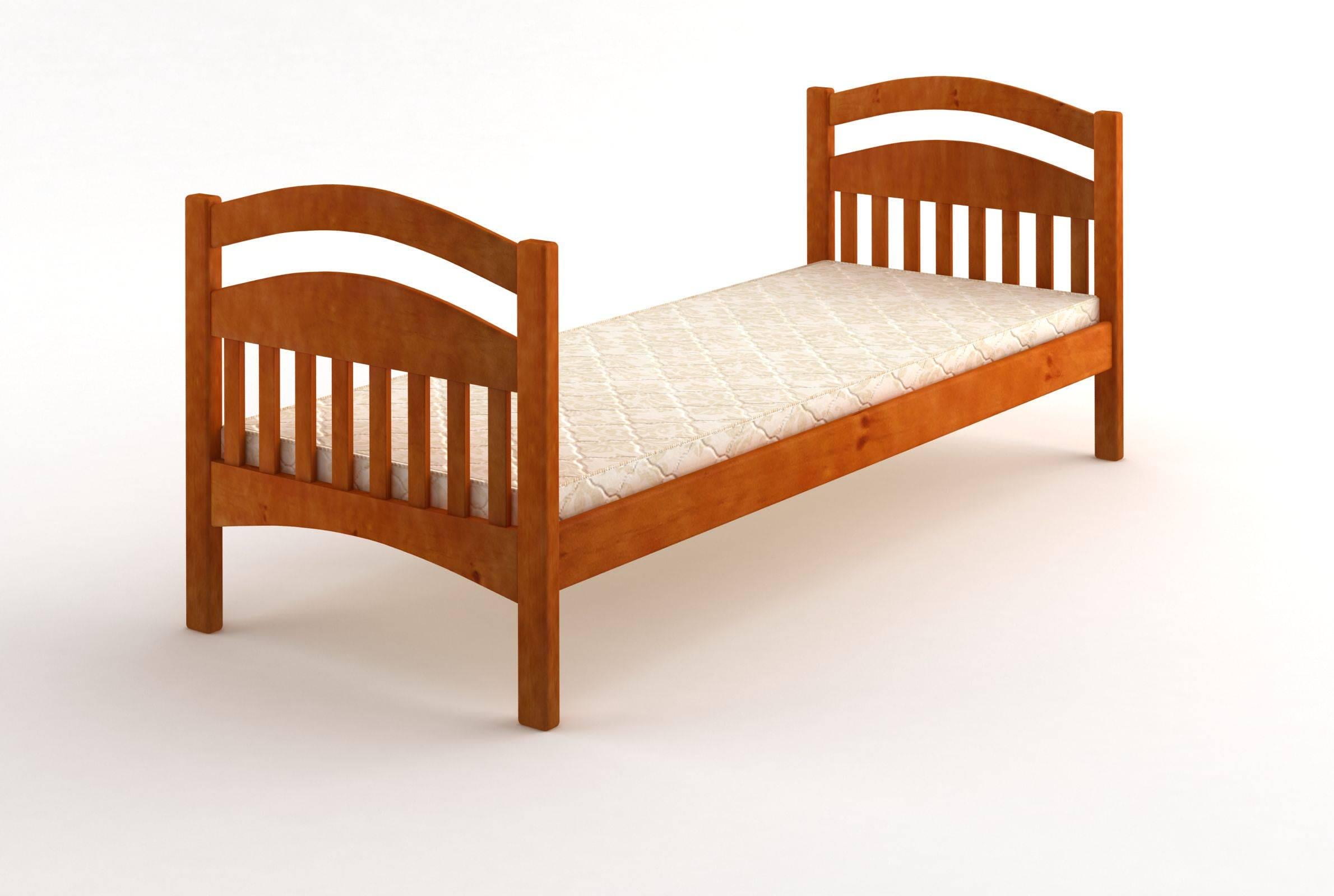 Кровать детская Mebigrand Жасмин Литл 80x200 см Яблоня (MBG-2487)