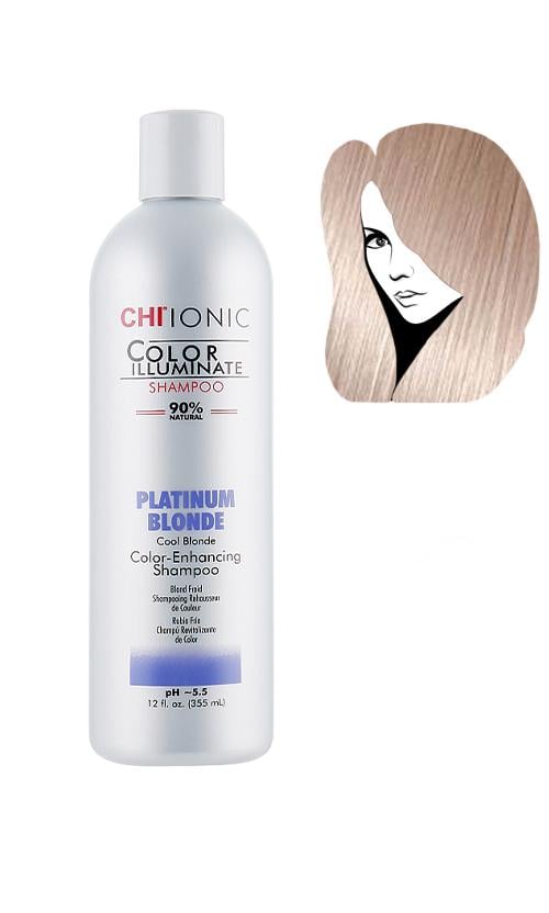 Шампунь CHI Ionic Color Illuminate Platinum Blonde Відтінковий (31536)