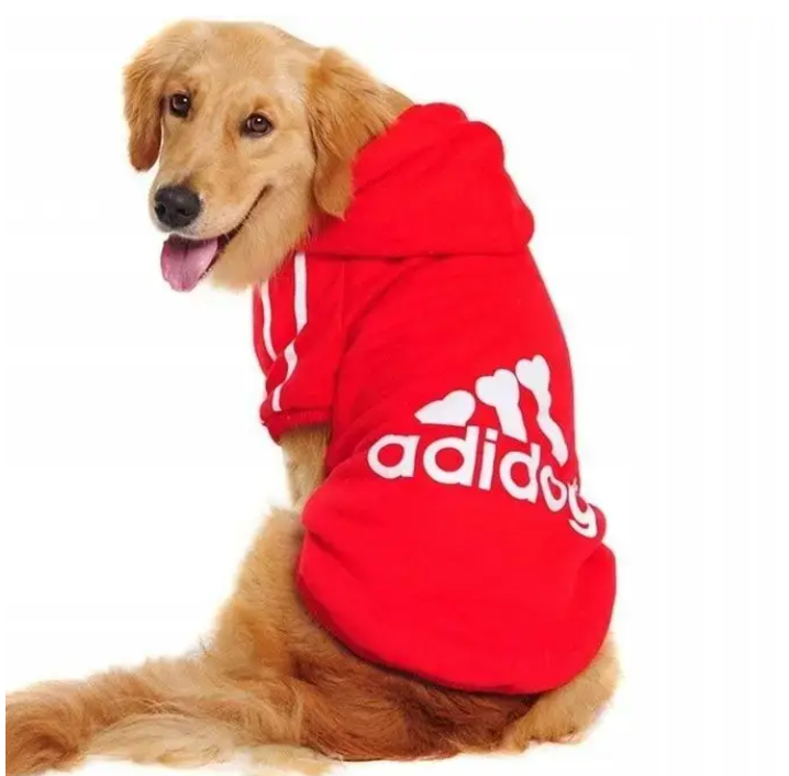 Кофта для собак спортивна Adidog на флісі та поліестері 4XL Червоний (1C0447) - фото 2 Кофта для собак спортивна Adidog на флісі та поліестері 4XL Червоний (1C0447) - фото 2
