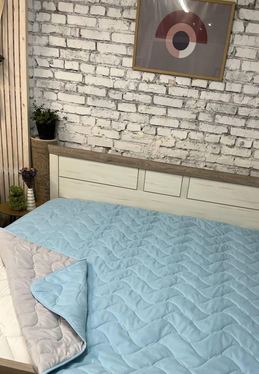 Одеяло летнее 155х210 см Голубой (Д-al-lito-kovdra25-005) - фото 7