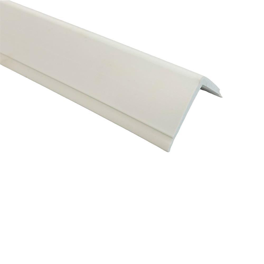 Отбойник угловой ПВХ мягкий 50х50 мм 1,5 м.п. Белый (19520404)