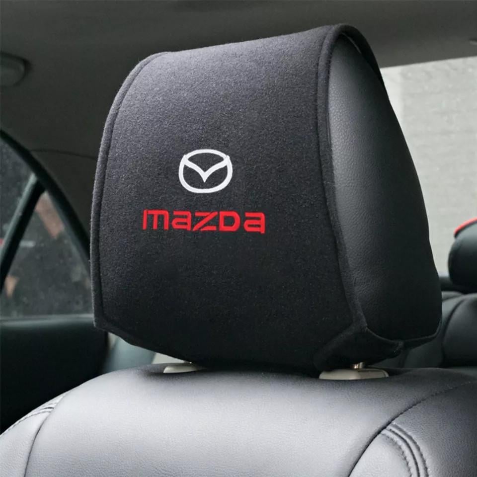 Чохол на підголовник с логотипом Mazda 2 шт. (1728567591)