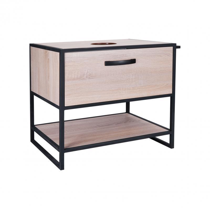 Тумба напольная Qtap Taurus со столешницей 800х616х469 мм Whitish oak (QT2480TNT83WO)