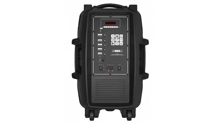 Колонка-бумбокс портативная XPRO GZ-615 100 Вт USB/SD/FM радио/Bluetooth/1 микрофон/ДУ (MER-15684) - фото 3