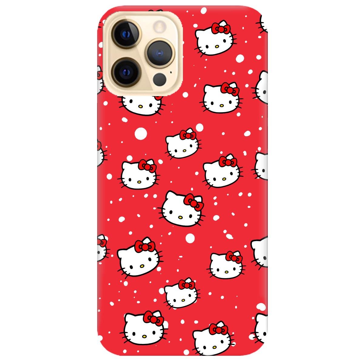 Силиконовый чехол Zorrov для Apple iPhone 12 Pro Max - Hello Kitty (14060060259116434)