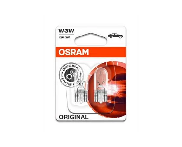 Автомобільна лампа розжарювання Osram OSR 2821-2BL W3W 3 Вт 12V 2 шт. (23560601)