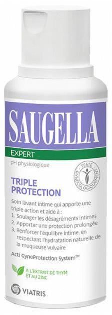 Гель для интимной гигиены Эксперт Тройная защита Saugella 250 мл