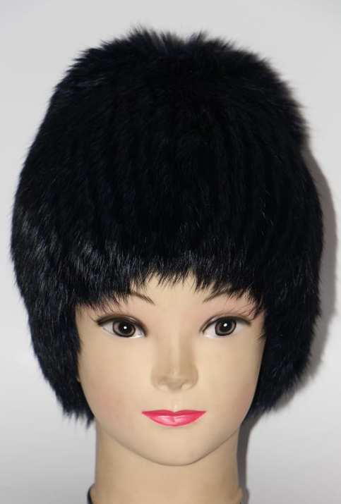 Шапка-кубанка женская из меха кролика (28368)