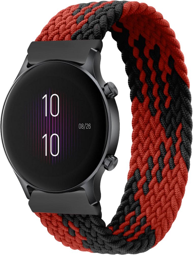 Ремінець Solo Loop Multi для Haylou LS04 (RS3) 145 мм Black Red (33730-44)