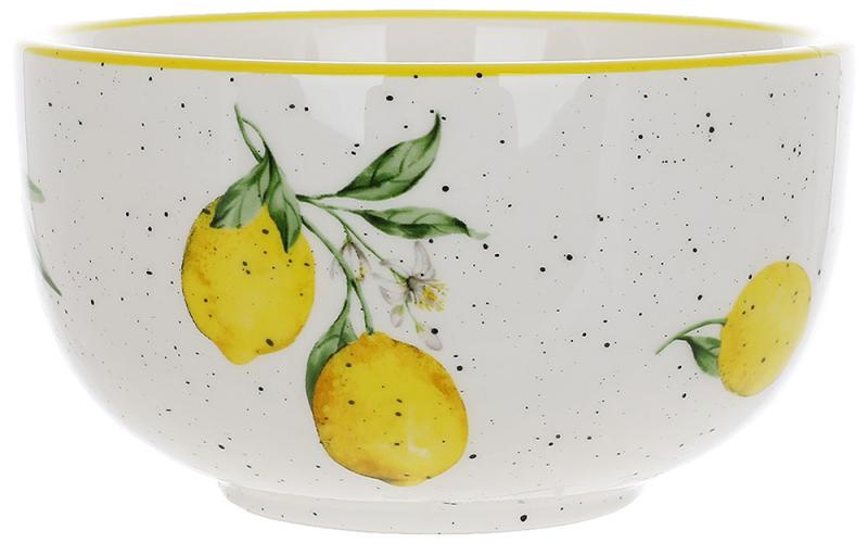 Пиала керамическая сочные лимоны 620 мл