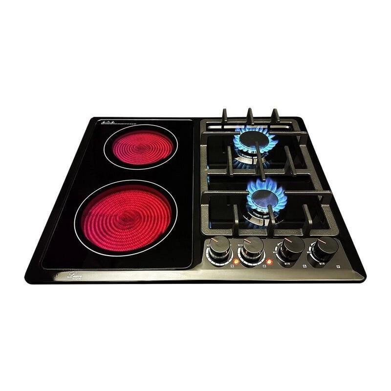 Варочная панель комбинированная Luxor SH 68 BK Red Genusswert с Wog подставкой (27502376) - фото 3 Варочная панель комбинированная Luxor SH 68 BK Red Genusswert с Wog подставкой (27502376) - фото 3