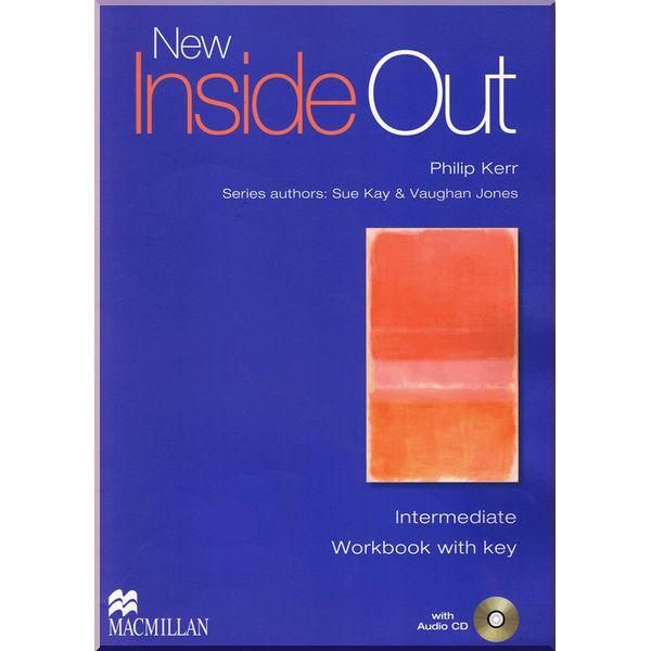 Книга Sue Kay/Philip Kerr "New Inside Out Intermediate Workbook with key and Audio CD" (ISBN:9780230009097) - фото 1 Книга Sue Kay/Philip Kerr "New Inside Out Intermediate Workbook with key and Audio CD" (ISBN:9780230009097) - фото 1