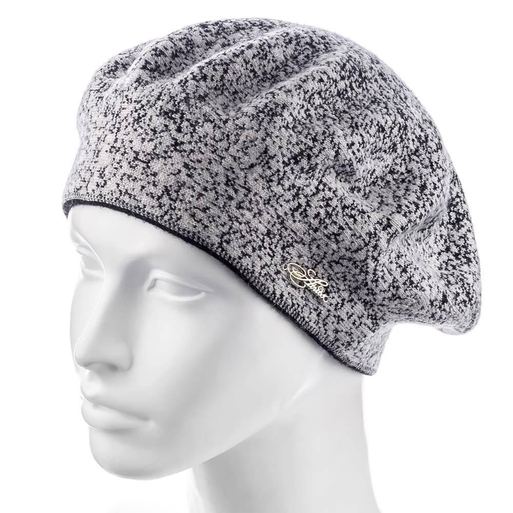 Берет женский Atrics WH415 р. 56-59 Белый/Черный (1663161887)