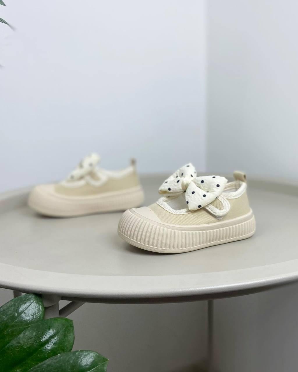 Кроссовки детские р. 25 Бежевый (1088)