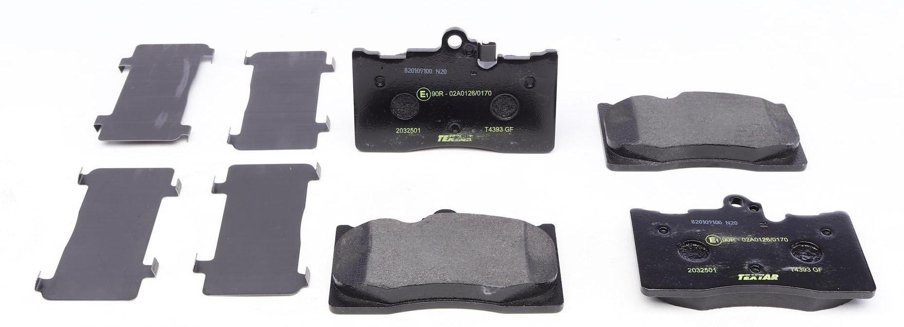 Колодки тормозные передние TEXTAR Lexus GS/ IS С/III 05-/ RC 14- Advics (2032501 TEXTAR)