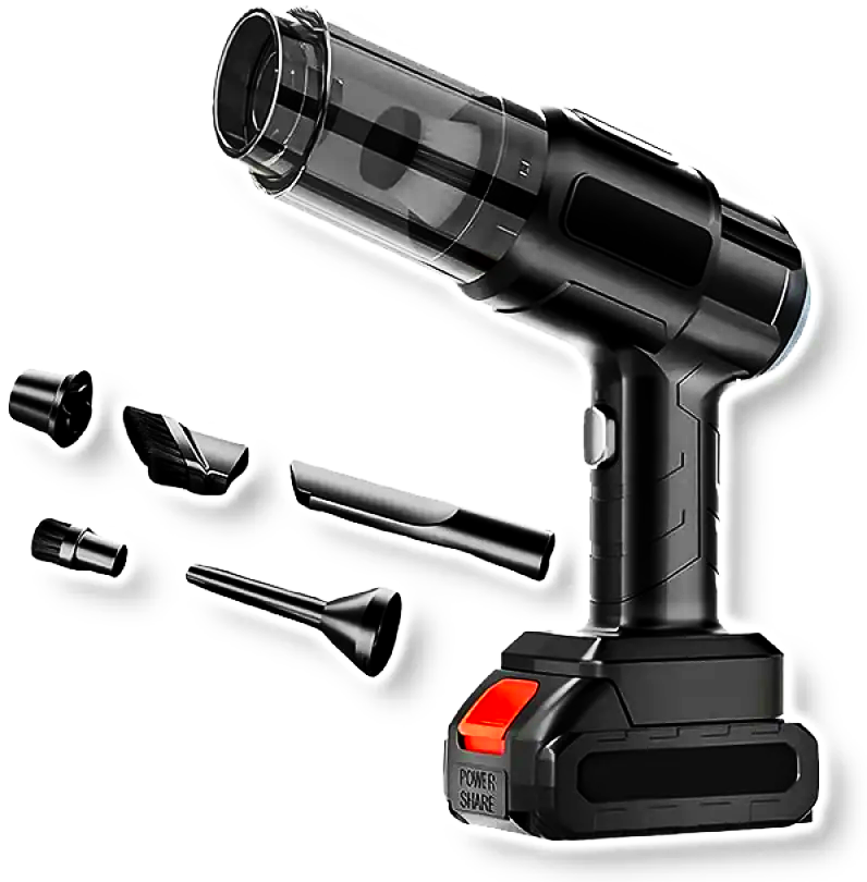 Пылесос автомобильный ST-6631 аккумуляторный 5 насадок (25011715)