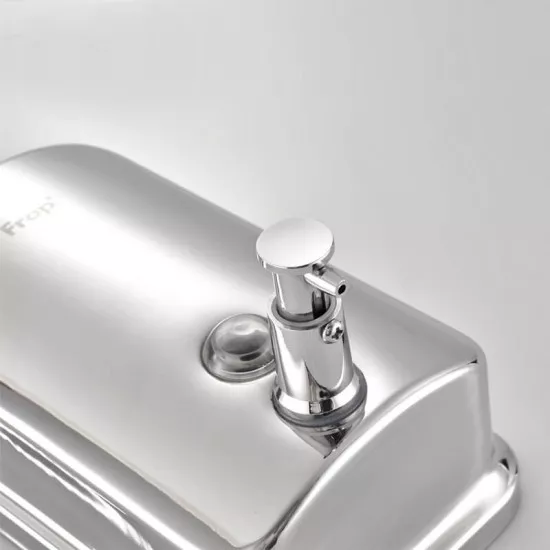 Дозатор для мыла настенный Frap F401 500 мл Хром (SQ-1037778) - фото 4