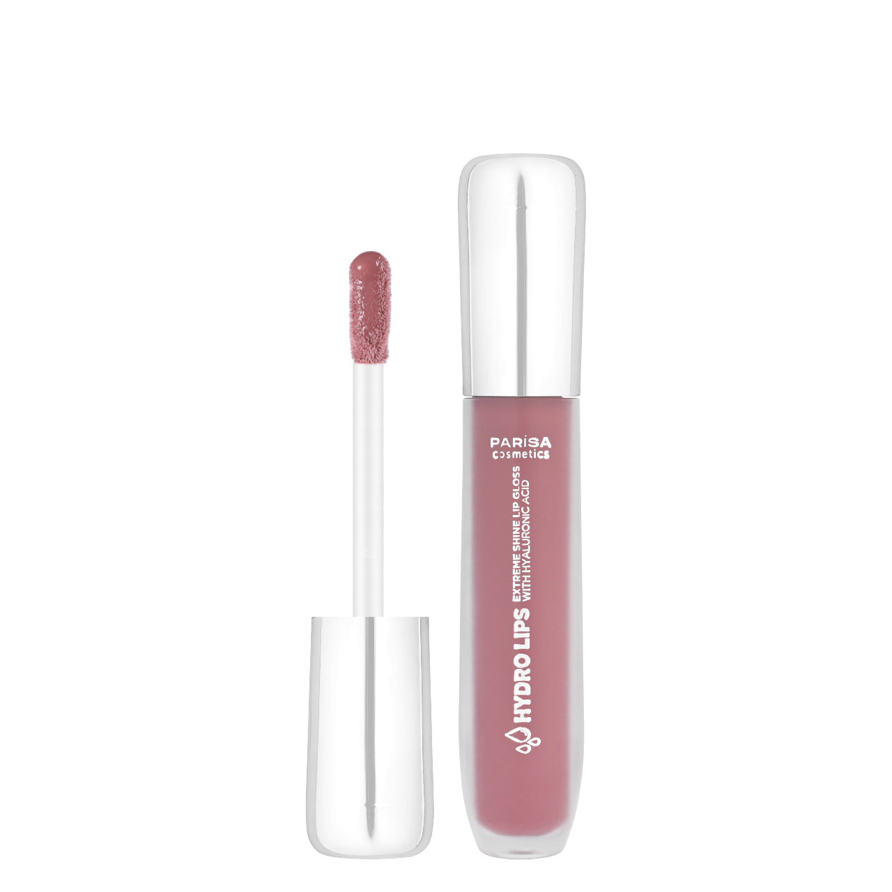 Блиск для губ зволожуючий Parisa Cosmetics Hydro Shine Lip Gloss PHL-06 03 Pure lilac Рожево-ліловий