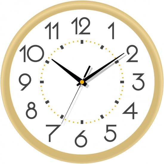 Часы настенные Uta Classic 30x30 см Beige (118046)