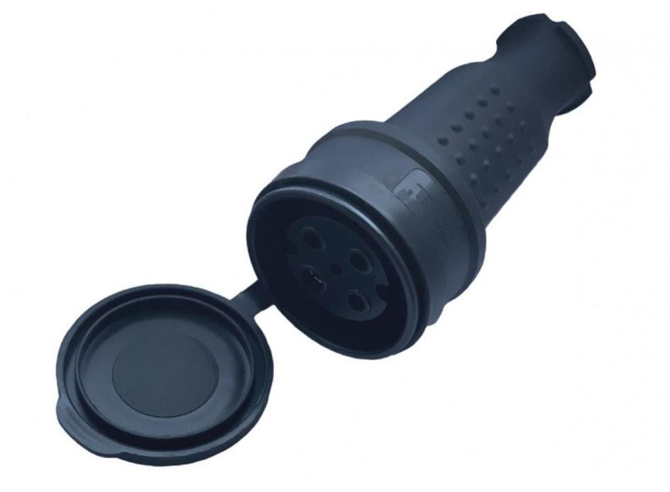 Розетка силовая Luxel каучуковая 32A 400 В IP44 (1136)