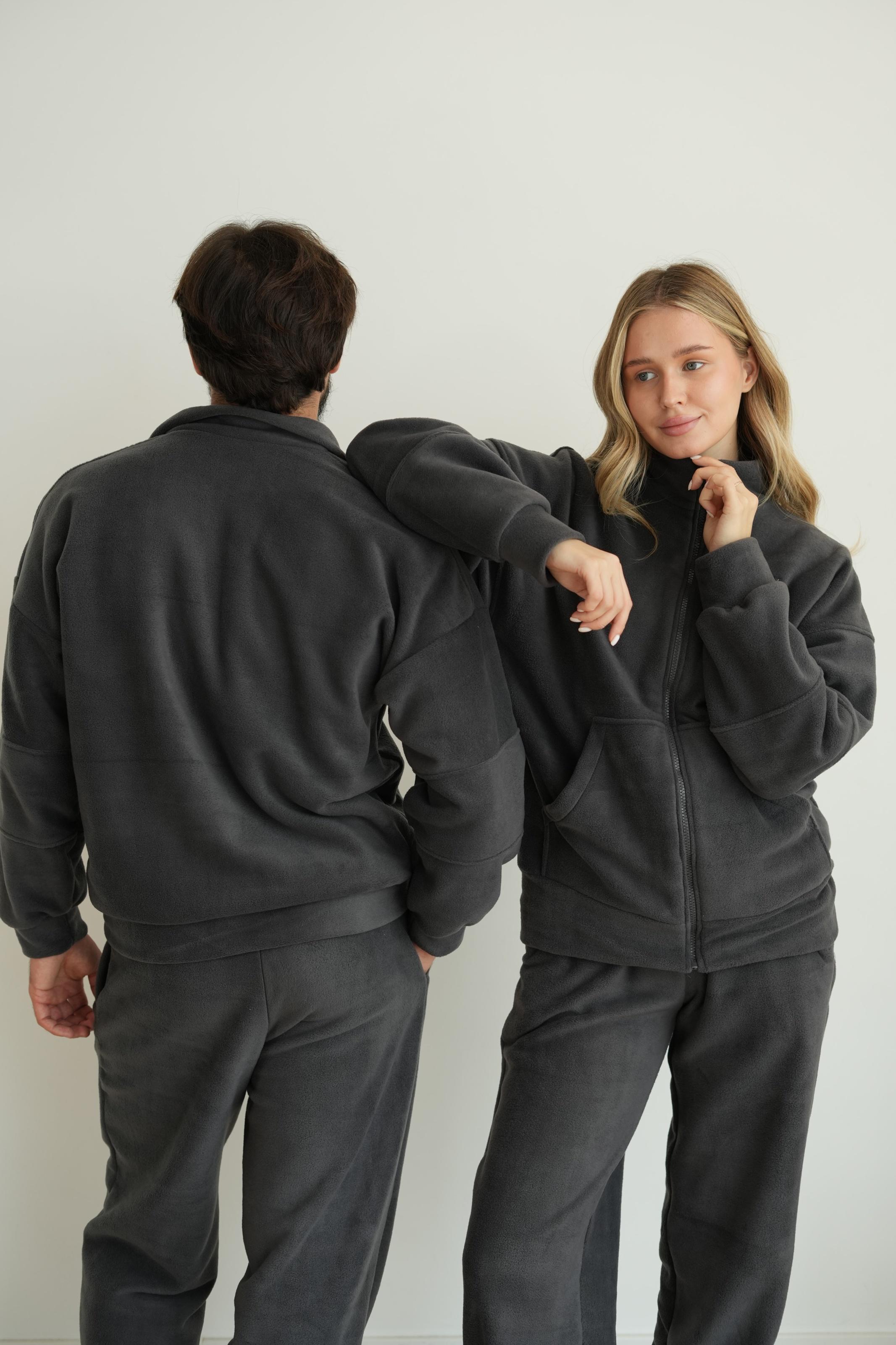 Костюм мужской флисовый CASUAL L/XL Графит (10305LXLm) - фото 12