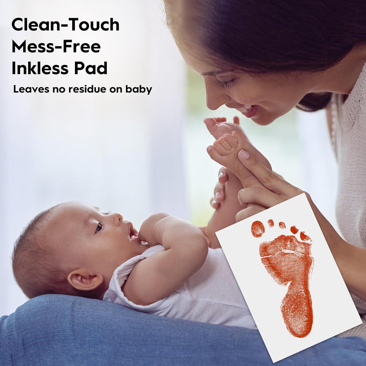 Набор для создания отпечатков детских ручек и ножек Оранжевый (20295) - фото 6 Набор для создания отпечатков детских ручек и ножек Оранжевый (20295) - фото 6