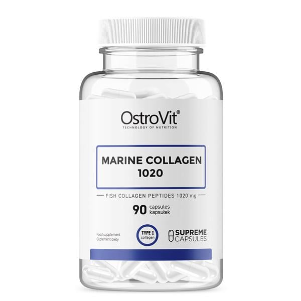 Хондропротектор (для спорту) OstroVit Marine Collagen 1020 mg 90 Caps