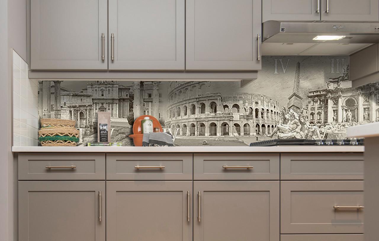 Кухонный фартук Древний Рим колизей винтаж из самоклеющейся виниловой пленки 60х300 см Бежевый Кухонный фартук Древний Рим колизей винтаж из самоклеющейся виниловой пленки 60х300 см Бежевый