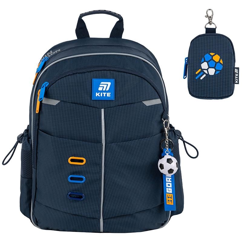 Шкільний рюкзак KITE SET K25-771S-5 Goal Time з пеналом та сумкою для взуття (995197) - фото 6 Шкільний рюкзак KITE SET K25-771S-5 Goal Time з пеналом та сумкою для взуття (995197) - фото 6