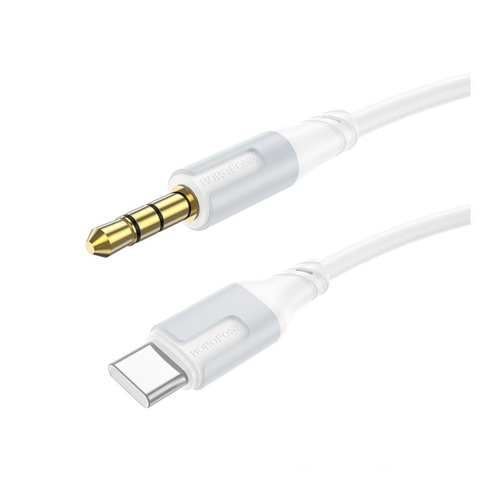 Кабель Aux Borofone BL19 Type-C Белый (3507)