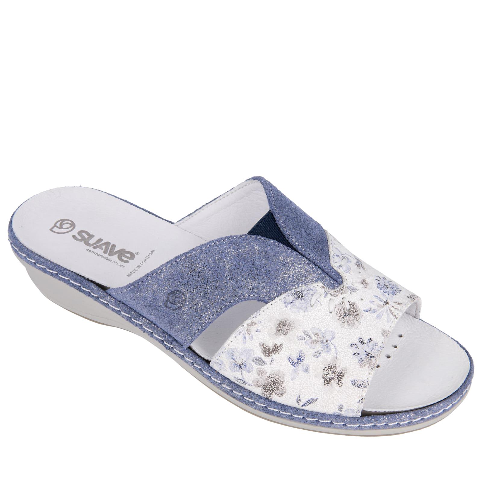 Шлепанцы женские Suave р. 37 Синий (9231912537)