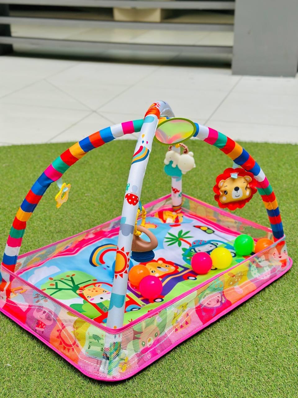 Развивающий коврик для младенца с дугами с погремушками (2654615769) - фото 7 Развивающий коврик для младенца с дугами с погремушками (2654615769) - фото 7