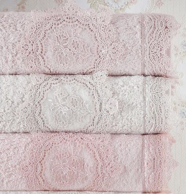 Набір рушників Pupilla Olivyum 3D з гіпюром 6 шт. 50х90 см - фото 2