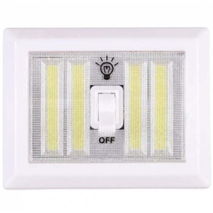 Ліхтарик стаціонарний BL 604 COB на батарейках із тумблером (32406994)