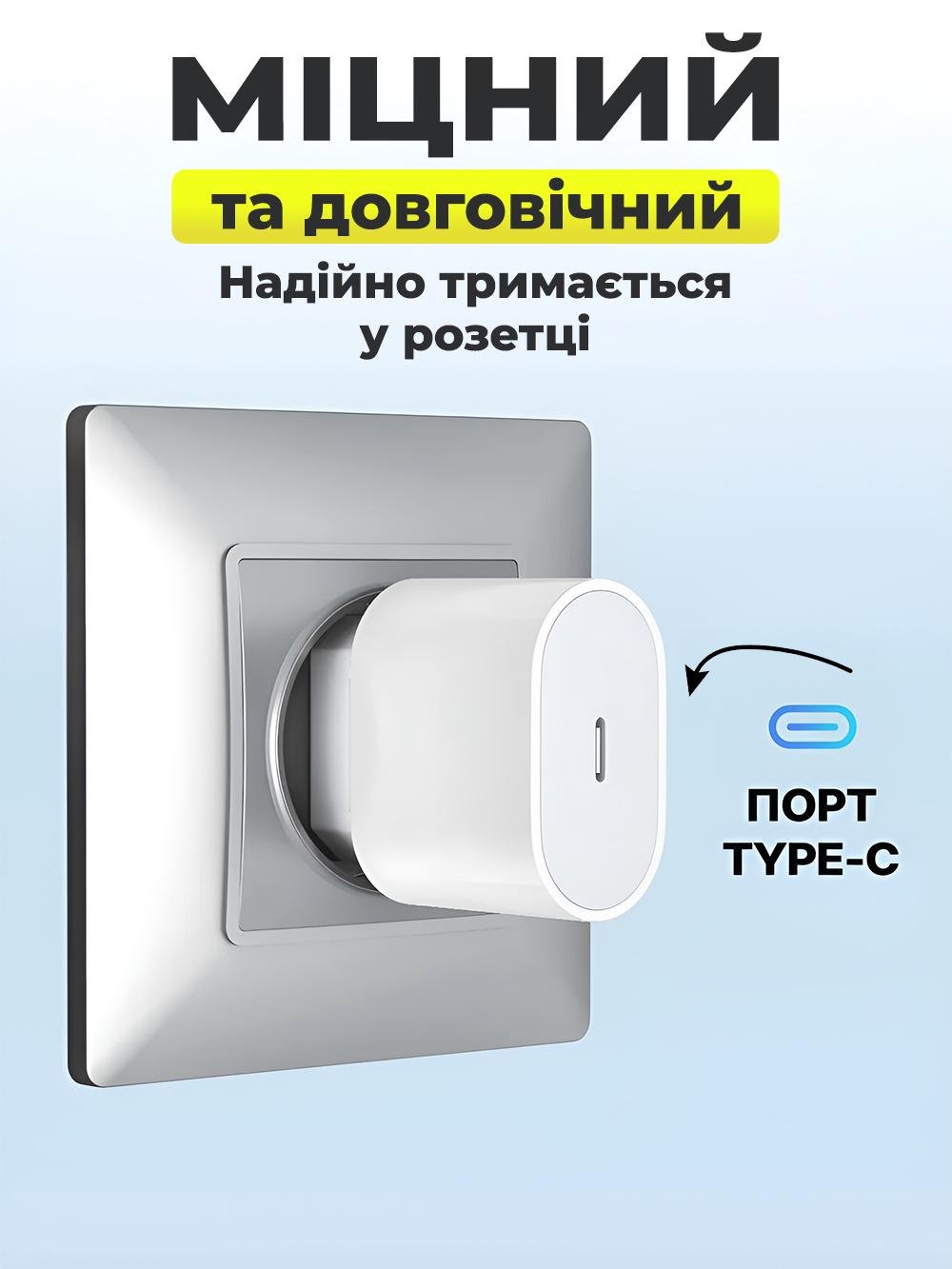 Зарядное устройство JoyPro 20W с кабелем Type-C 1 м Белый (4d5ecfa5) - фото 9