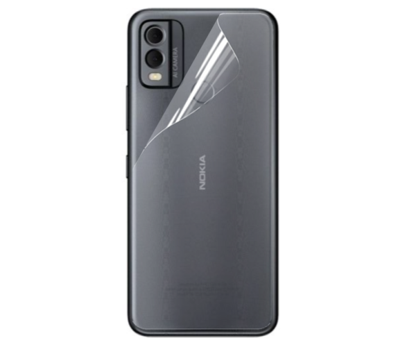 Пленка противоударная гидрогелевая Hydrogel Film для Nokia C22 на заднюю панель Transparent