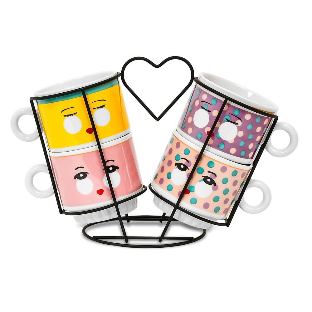 Чашки на підставці Emotions 5 пр. 250 мл (R93938)