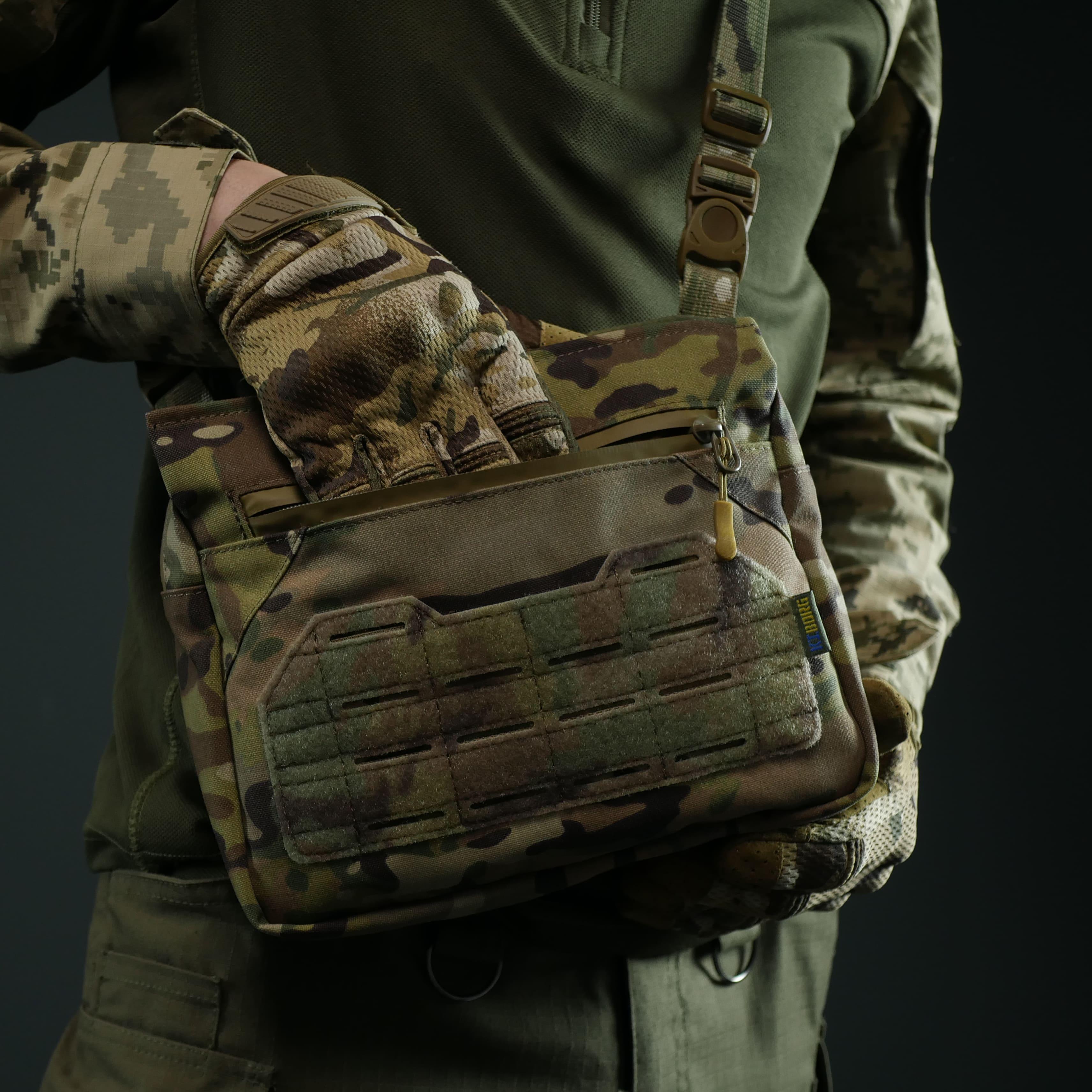 Сумка через плече Tactic city bag з IRR-просоченням Мультикам (27516727) - фото 12 Сумка через плече Tactic city bag з IRR-просоченням Мультикам (27516727) - фото 12