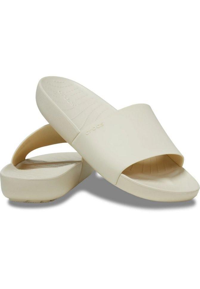 Шльопанці жіночі утеплені Crocs Slide Splash р. 39-40 Бежевий (11584) - фото 9