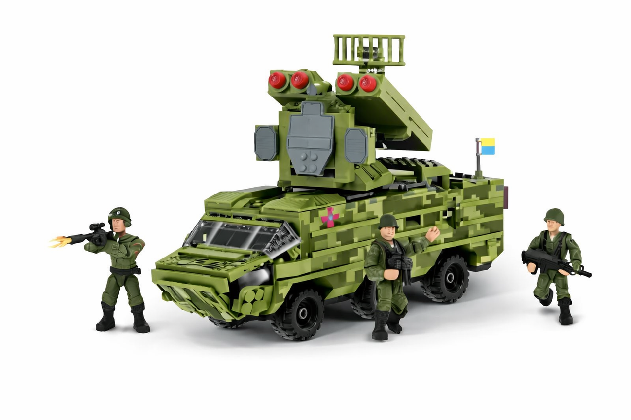 Конструктор Iblock pl-921-475 армия ВСУ оса-акм 805 дет. (1993078263)