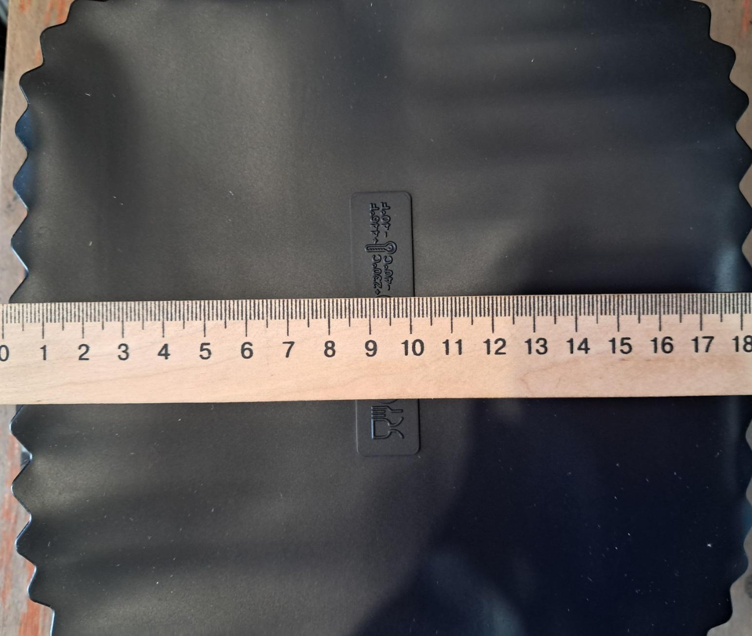 Форма квадратна силіконова для аерогрилю/мультипечі/фритюрниці Чорний (UK-7040) - фото 6