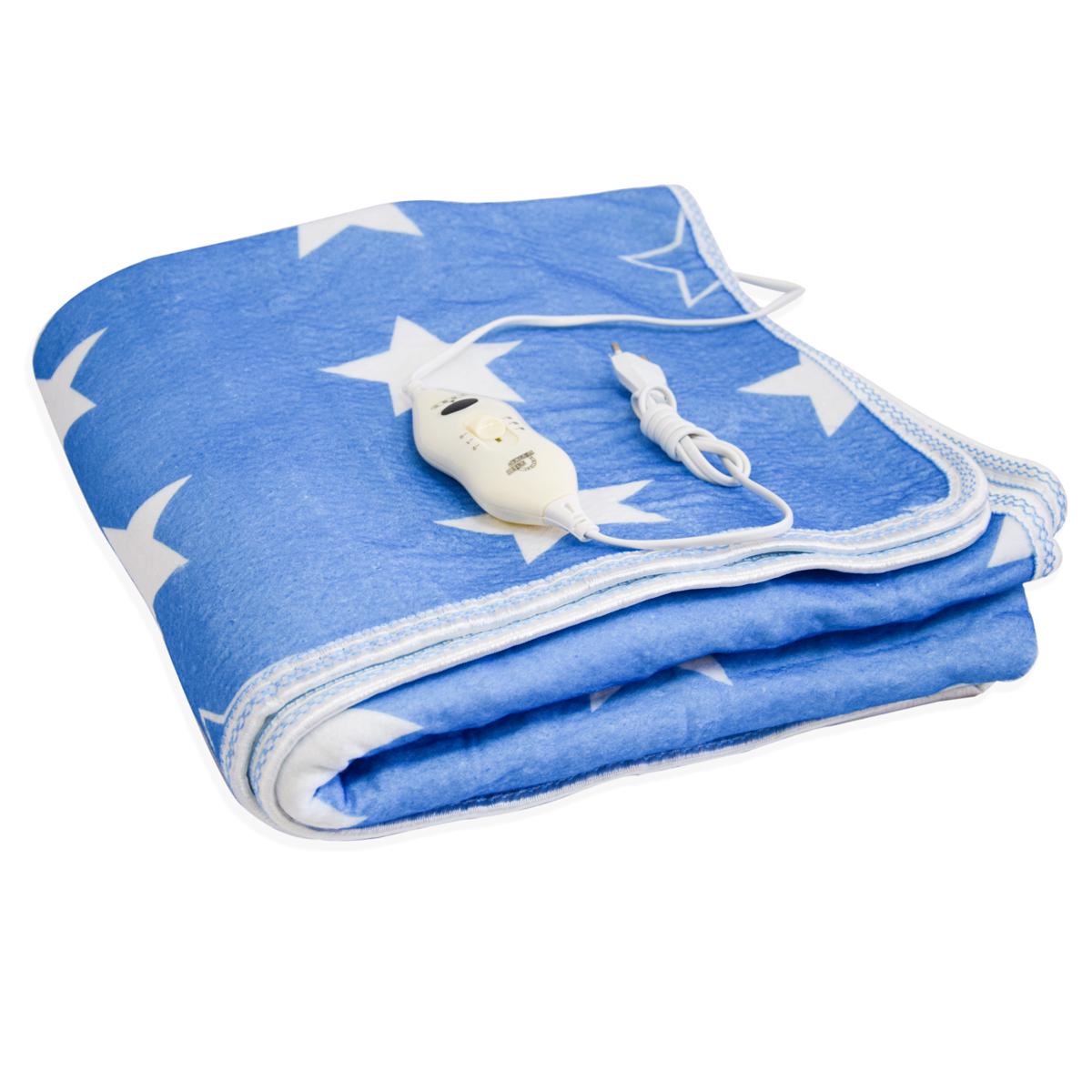 Электрическая простыня Electric Blanket 86 W 150х113 см Синий с белыми звездами (1009575-Other-1) Электрическая простыня Electric Blanket 86 W 150х113 см Синий с белыми звездами (1009575-Other-1)