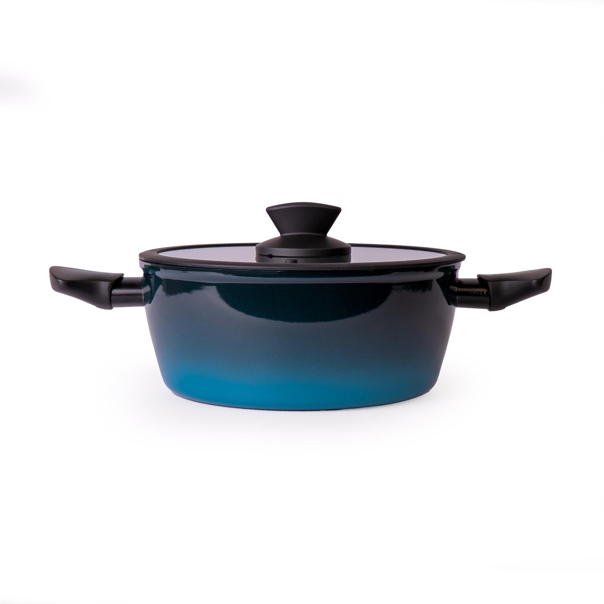 Каструля антипригарна з кришкою Vitrinor ALBORAN 24 см 3,8 л (1112517)