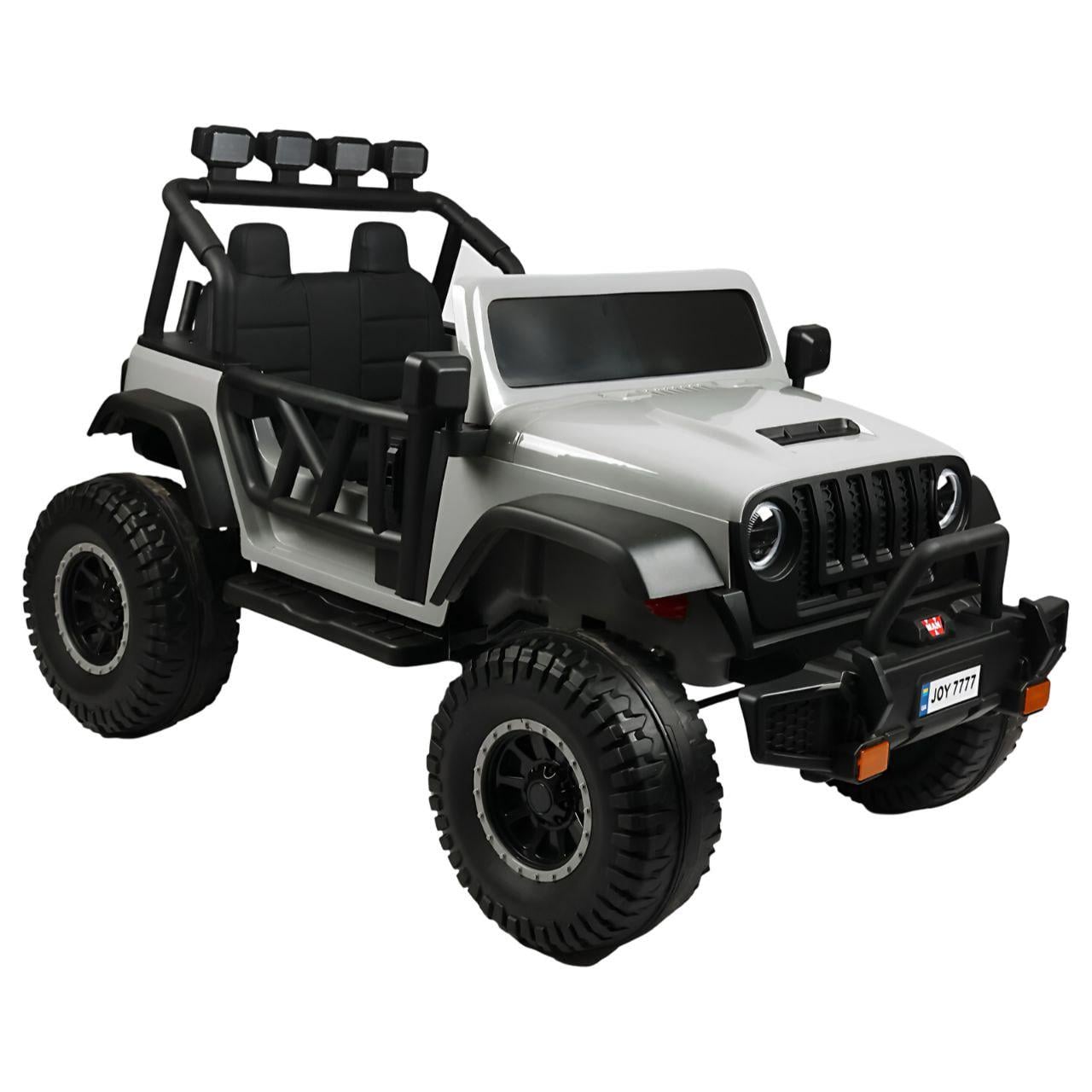 Детский электромобиль RC-3379/80 в стиле Jeep Wrangler Rubicon 24V полный привод 4WD двухместный Белый (34953505)